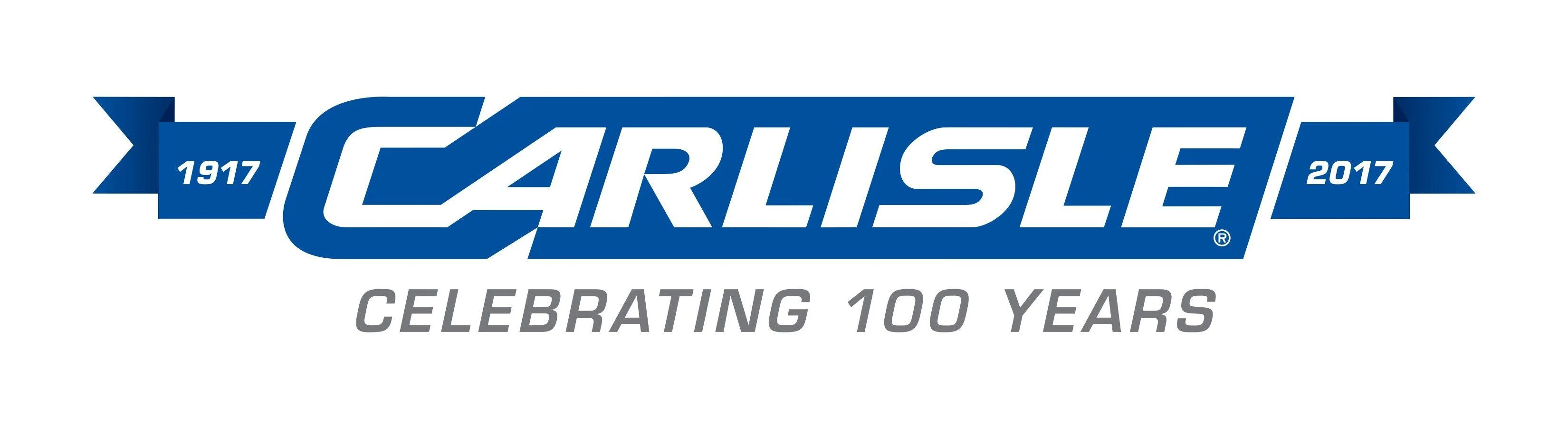 Carlisle logo with 'Celebrating 100' text.